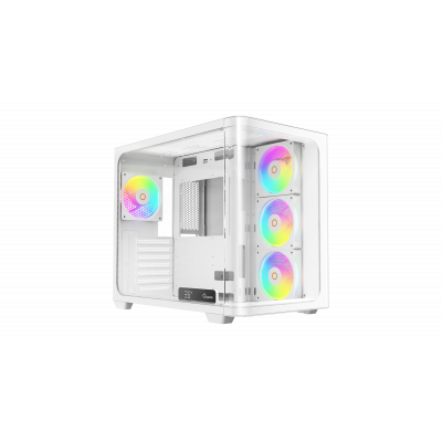 Корпус Ocypus Iota C70 WH Curve ARGB Digital ATX/mATX/mITX 2xUSB Type-C Белый Iota-C70-WHD400CD-GL
