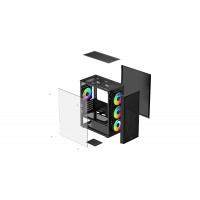 Корпус Ocypus Gamma C50 BK ARGB mATX/ITX 3xUSB Черный Gamma-C50-BKG400XX-GL Корпус Ocypus Gamma C50 BK ARGB mATX/ITX 3xUSB Черный Gamma-C50-BKG400XX-GL
