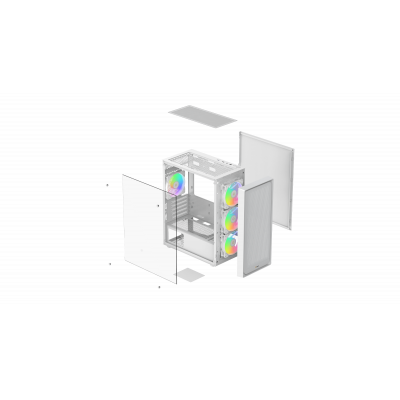 Корпус Ocypus Gamma C50 WH ARGB mATX/ITX 3xUSB Белый Gamma-C50-WHG400XX-GL Корпус Ocypus Gamma C50 WH ARGB mATX/ITX 3xUSB Белый Gamma-C50-WHG400XX-GL