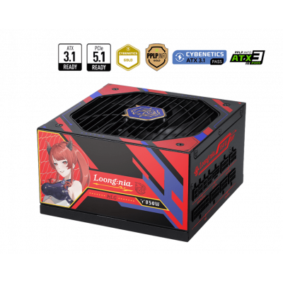 Блок питания MSI A850GLS MLG EDITION, 850W 80+ GOLD Full Modular A850GLS MLG EDITION