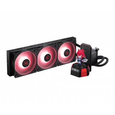 Водяное охлаждение для CPU MSI CORELIQUID A17 MLG EDITION 1700/1851/AM4/AM5 ARGB Fan 3x120mm Черный Водяное охлаждение для CPU MSI CORELIQUID A17 MLG EDITION 1700/1851/AM4/AM5 ARGB Fan 3x120mm Черный