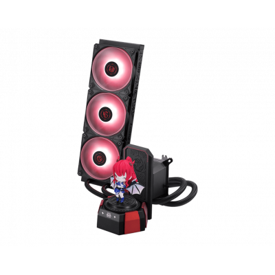 Водяное охлаждение для CPU MSI CORELIQUID A17 MLG EDITION 1700/1851/AM4/AM5 ARGB Fan 3x120mm Черный Водяное охлаждение для CPU MSI CORELIQUID A17 MLG EDITION 1700/1851/AM4/AM5 ARGB Fan 3x120mm Черный