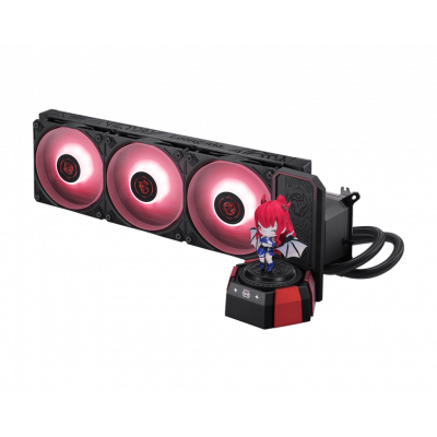 Водяное охлаждение для CPU MSI CORELIQUID A17 MLG EDITION 1700/1851/AM4/AM5 ARGB Fan 3x120mm Черный Водяное охлаждение для CPU MSI CORELIQUID A17 MLG EDITION 1700/1851/AM4/AM5 ARGB Fan 3x120mm Черный