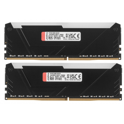 Оперативная память 32GB Kit (2x16Gb) DDR4 3200MHz Kingston FURY Beast RGB CL16 KF432C16BB12AK2/32WP Оперативная память 32GB Kit (2x16Gb) DDR4 3200MHz Kingston FURY Beast RGB CL16 KF432C16BB12AK2/32WP