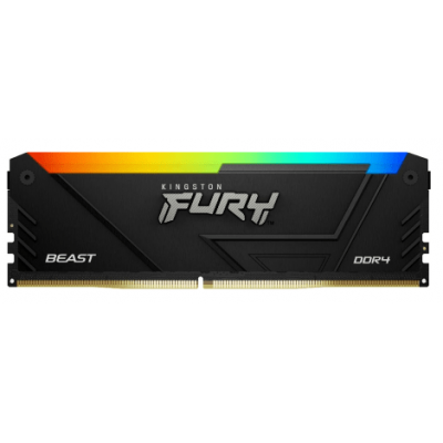 Оперативная память 32GB Kit (2x16Gb) DDR4 3200MHz Kingston FURY Beast RGB CL16 KF432C16BB12AK2/32WP Оперативная память 32GB Kit (2x16Gb) DDR4 3200MHz Kingston FURY Beast RGB CL16 KF432C16BB12AK2/32WP