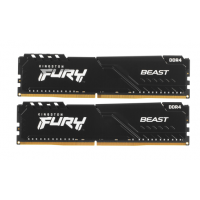 Оперативная память 32GB Kit (2x16Gb) DDR4 3200MHz Kingston FURY Beast Black CL16 KF432C16BB1K2/32WP Оперативная память 32GB Kit (2x16Gb) DDR4 3200MHz Kingston FURY Beast Black CL16 KF432C16BB1K2/32WP