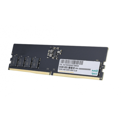 Оперативная память 16GB 4800MHz DDR5 Apacer UDIMM PC5-38400 CL40 1,1V FL.16G2A.PTH Оперативная память 16GB 4800MHz DDR5 Apacer UDIMM PC5-38400 CL40 1,1V FL.16G2A.PTH
