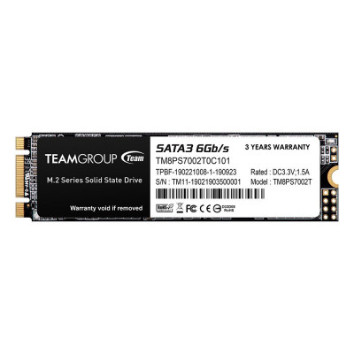 Твердотельный накопитель 2000GB SSD TeamGroup MS30 M.2 SATA 2280 R550/W500MB/s TM8PS7002T0C101 Твердотельный накопитель 2000GB SSD TeamGroup MS30 M.2 SATA 2280 R550/W500MB/s TM8PS7002T0C101