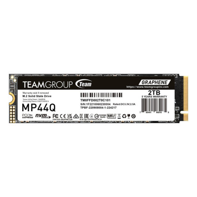 Твердотельный накопитель 2000GB SSD TeamGroup MP44Q M.2 PCIe 4.0 NVMe R7000/W5900 TM8FFD002T0C101 Твердотельный накопитель 2000GB SSD TeamGroup MP44Q M.2 PCIe 4.0 NVMe R7000/W5900 TM8FFD002T0C101