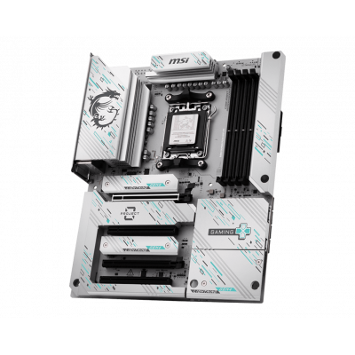 Материнская плата MSI B850 GAMING PLUS WIFI PZ AM5 4xDDR5 4xSATA3 RAID 3xM.2 DP 2xType-C ATX Материнская плата MSI B850 GAMING PLUS WIFI PZ AM5 4xDDR5 4xSATA3 RAID 3xM.2 DP 2xType-C ATX