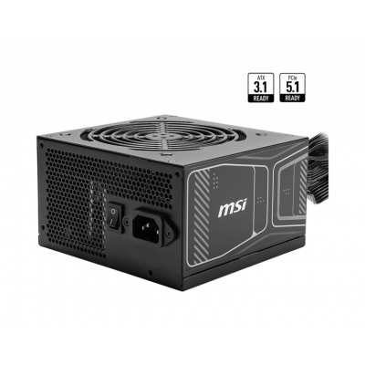Блок питания MSI MAG A850GN PCIE5, 850W, Active PFC, 80+ GOLD, Non modular, MAG A850GN PCIE5