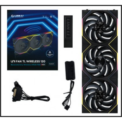Вентилятор для корпуса Lian Li UNI FAN TL 120 Wireless 3x120mm Черный G99.12TL1W3B.00