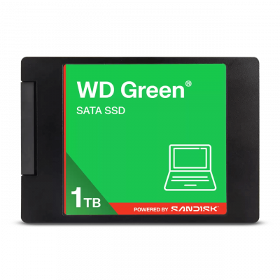 Твердотельный накопитель 1000GB SSD WD GREEN 2.5”/7mm SATA R545/W545MB/s WDS100T5G0A