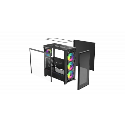 Корпус Ocypus Delta C70 BK ARGB EATX/ATX/mATX/ITX Type-C Черный Delta-C70-BKG400XX-GL