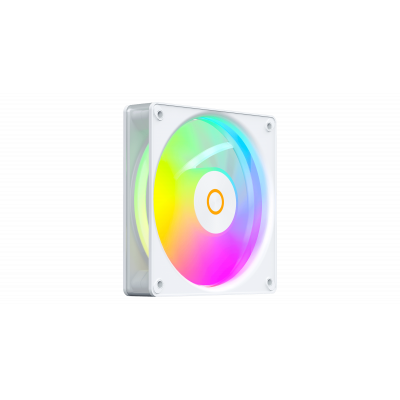 Вентилятор для корпуса Ocypus Gamma F12 Elite WH ARGB 1x(120x120x25mm) 600-1800RPM 56CFM Белый