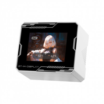 Водяное охлаждение для CPU PCCooler GT360M ARGB Display WH 115X/1200/1700/1851/AM4/AM5 Белый