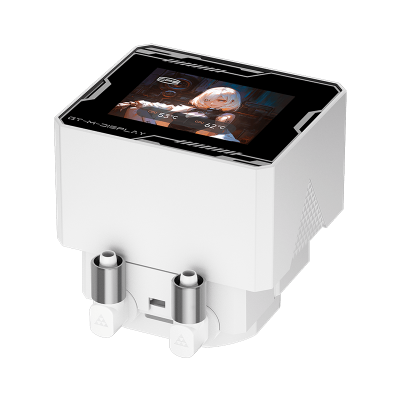 Водяное охлаждение для CPU PCCooler GT360M ARGB Display WH 115X/1200/1700/1851/AM4/AM5 Белый