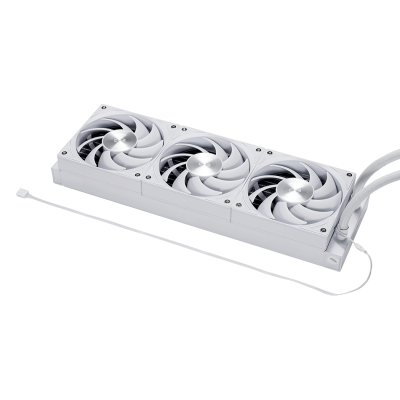 Водяное охлаждение для CPU PCCooler DS360 ARGB Display WH 115X/1200/1700/1851/AM4/AM5 Белый