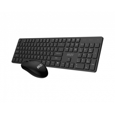 Комплект Клавиатура + Мышь MSI FORGE K200 W COMBO/104 кл./USB 2.0/5 кн. мышь/DPI 1000-1600/Черный