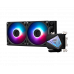 Водяное охлаждение для CPU MSI MAG CORELIQUID I240 Socket Intel/AMD, ARGB GEN2, Fan 2x120см Черный