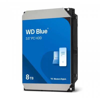Жесткий диск HDD 8Tb Western Digital Blue SATA 6Gb/s 256Mb 5640rpm WD80EAAZ