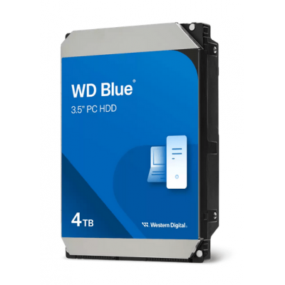 Жесткий диск HDD 4Tb Western Digital Blue SATA 6Gb/s 256Mb 5400rpm WD40EZAX
