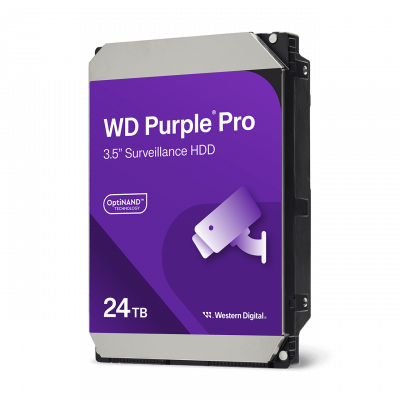 Жесткий диск для видеонаблюдения HDD 24Tb Western Digital Purple Pro SATA 512Mb 3,5 Жесткий диск для видеонаблюдения HDD 24Tb Western Digital Purple Pro SATA 512Mb 3,5