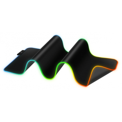 Коврик для компьютерной мыши Defender Black XXL HUB Light Коврик для компьютерной мыши Defender Black XXL HUB Light