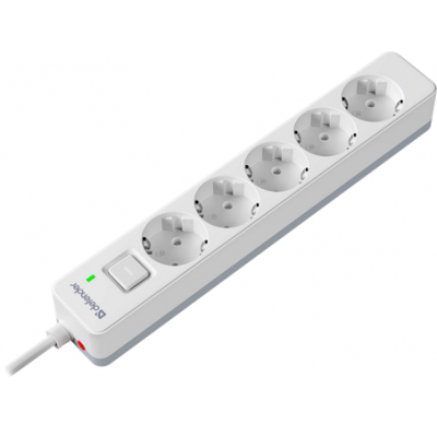 Сетевой фильтр Defender DFS 133 3 м Белый