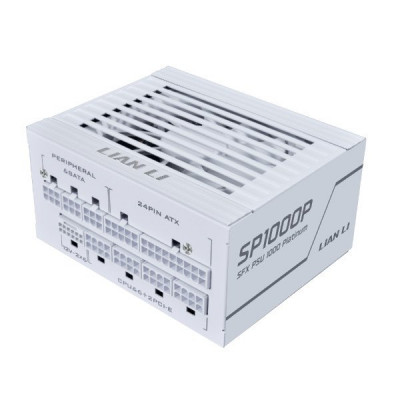 Блок питания Lian Li SP1000P 1000W SFX PSU PLATINUM Full Modular КПД 92% G9P.SP1000P.W000.EU White Блок питания Lian Li SP1000P 1000W SFX PSU PLATINUM Full Modular КПД 92% G9P.SP1000P.W000.EU White