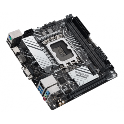 Материнская плата ASUS PRIME H610I-PLUS-CSM, LGA1700 H610 2xDDR5 4xSATA3 1xM2 D-Sub HDMI DP mITX