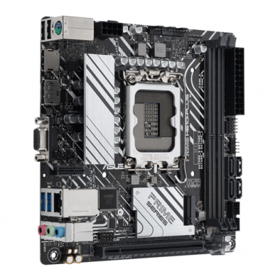 Материнская плата ASUS PRIME H610I-PLUS-CSM, LGA1700 H610 2xDDR5 4xSATA3 1xM2 D-Sub HDMI DP mITX