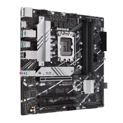 Материнская плата ASUS PRIME B760M-A D4-CSM, LGA1700 B760 4xDDR4 4xSATA3 2xM.2 RAID 2xHDMI 1xDP mATX