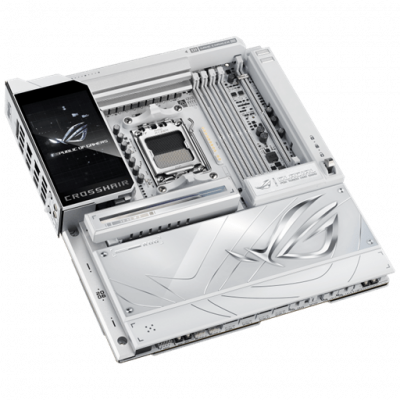 Материнская плата ASUS ROG CROSSHAIR X870E GLACIAL AM5 4xDDR5 4xSATA RAID 7xM.2 2xType-C ATX