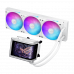 Водяное охлаждение CPU Asus ROG RYUO IV 360 ARGB WHT, 3x120mm, AMOLED-display, White