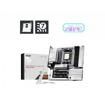 Материнская плата MSI PRO B850M-A WIFI PZ AM5 4xDDR5 4xSATA3 RAID 2xM.2 HDMI DP 2xType-C mATX