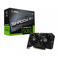 Видеокарта MSI GeForce RTX 5060 8G SHADOW 2X OC MAX, 8Gb GDDR7 128-bit 1xHDMI 3xDP G5060-8S2CM