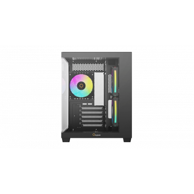Корпус Ocypus Gamma C54 BK ARGB mATX/ITX 3xUSB Черный Gamma-C54-BKD300XX-GL