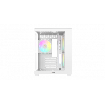 Корпус Ocypus Gamma C54 WH ARGB mATX/ITX 3xUSB Белый Gamma-C54-WHD300XX-GL