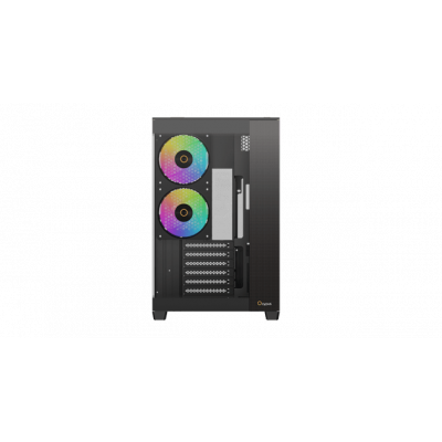 Корпус Ocypus Delta C74 BK ARGB ATX/MATX/ITX, USB3.0x2, Type C, Черный, Delta-C74-BKD200XX-GL