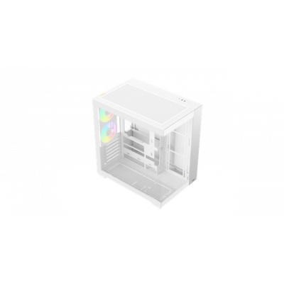 Корпус Ocypus Delta C74 WH ARGB ATX/MATX/ITX, USB3.0x2, Type C, Белый, Delta-C74-WHD200XX-GL