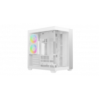 Корпус Ocypus Delta C74 WH ARGB ATX/MATX/ITX, USB3.0x2, Type C, Белый, Delta-C74-WHD200XX-GL