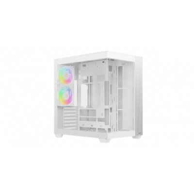 Корпус Ocypus Delta C74 WH ARGB ATX/MATX/ITX, USB3.0x2, Type C, Белый, Delta-C74-WHD200XX-GL