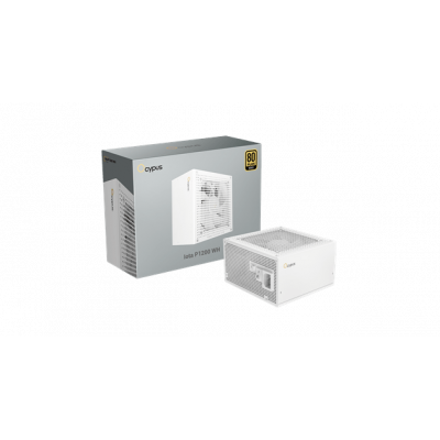 Блок питания Ocypus Iota P1200 WH 1200W Full Modular, 80+GOLD, КПД 91% Белый,Iota-P1200-G1FFWH025X-E
