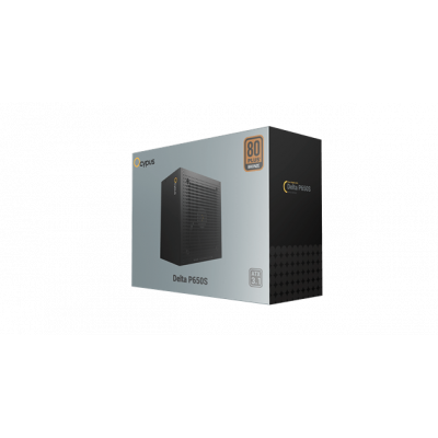 Блок питания Ocypus Delta P650S 650W Non modular, 80+Bronze, КПД 87% Черный,Delta-P650S-BDFBK025X-EU