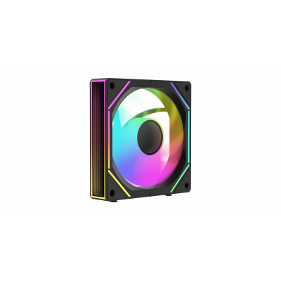 Вентилятор для корпуса Ocypus Gamma F12 UNI BK ARGB REVERSE BLADE 1x(123x120x25mm), 800-1800 RPM Чер