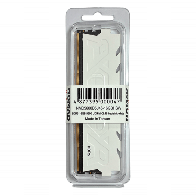 Оперативная память 16GB DDR5 5600MHz NOMAD UDIMM CL46 NMD5600D5U46-16GBHSW Heatsink White