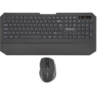 Беспроводной Комплект, Клавиатура + Мышь, Defender Berkeley C-925 Nano,B Черн Кл:104+12 М: 6кн RUS Беспроводной Комплект, Клавиатура + Мышь, Defender Berkeley C-925 Nano,B Черн Кл:104+12 М: 6кн RUS