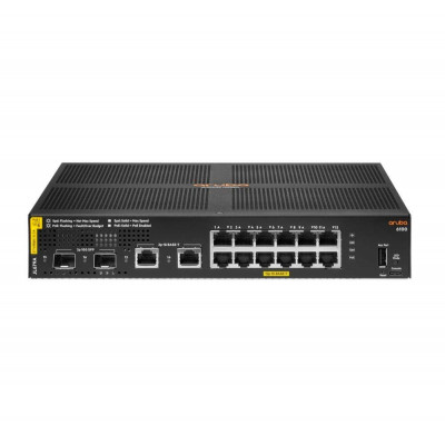 Коммутатор HPE Aruba 6000 12G Class4 PoE 2G/2SFP 139W Switch (R8N89A#ABB) Коммутатор HPE Aruba 6000 12G Class4 PoE 2G/2SFP 139W Switch (R8N89A#ABB)