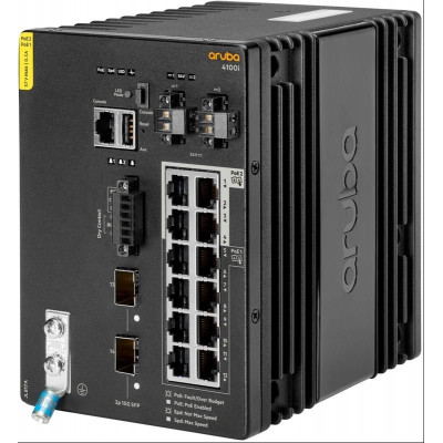 Коммутатор HPE Aruba 4100i 12G CL4/CL6 POE 2SFP+ DIN Switch (JL817A)